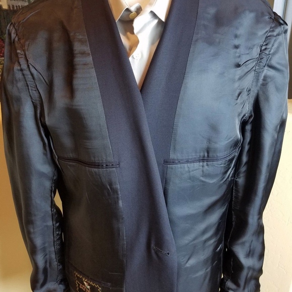 Hart Schaffner Marx Gold Trumpeter Blazer Navy - Picture 5 of 8